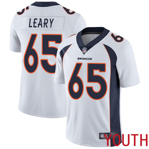 Youth Denver Broncos #65 Ronald Leary White Vapor Untouchable Limited Player Football NFL Jersey